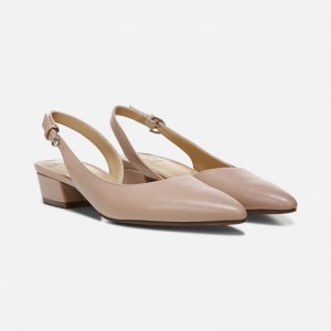 Naturalizer Shoes for Women - Banks Pointed Toe Flat Beige QF78-5008P0