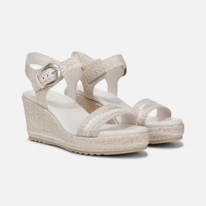 Naturalizer Shoes for Women - Stella Wedge Sandal Beige PO82-4842A2