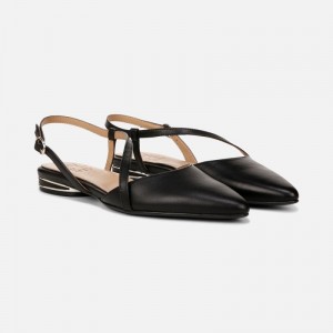 Naturalizer Shoes for Women - Hawaii Slingback Flat Black YQ73-1963A1