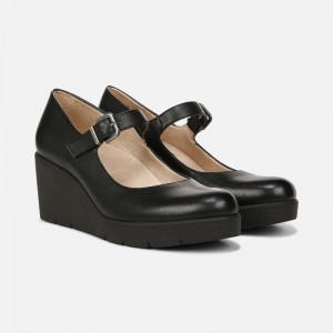 Naturalizer Shoes for Women - SOUL Adore Mary Jane Wedge Black JM26-2396V9