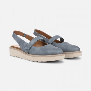 Naturalizer Shoes for Women - Edison Slingback Mary Jane Blue AA77-8767Q2
