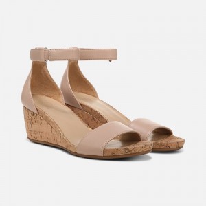 Naturalizer Shoes for Women - Areda Wedge Sandal Brown BT71-1041N7
