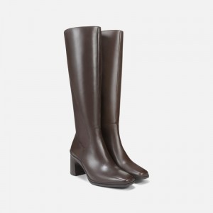 Naturalizer Shoes for Women - Axel Weatherproof Knee High Boot Brown NL01-2411A8