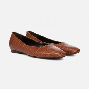 Naturalizer Shoes for Women - Chelsea Ballet Flat Brown MV13-9863D4