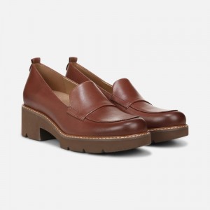 Naturalizer Shoes for Women - Darry Lug Sole Loafer Brown IM63-8233G5