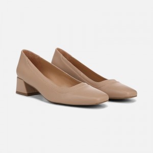 Naturalizer Shoes for Women - Huntley Block Heel Pump Brown TB30-1710I5