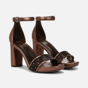Naturalizer Shoes for Women - Joy Dress Sandal Brown ZM47-2987E0