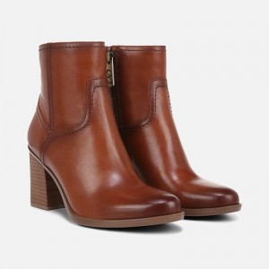Naturalizer Shoes for Women - Kalina Ankle Bootie Brown EK06-9556F6