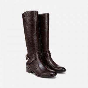 Naturalizer Shoes for Women - Rena 2 Extra Wide Calf Riding Boot Brown KR63-4963E8