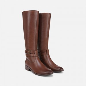 Naturalizer Shoes for Women - Rory Wide Calf Knee High boot Brown SP66-6076Z2