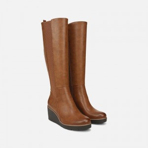Naturalizer Shoes for Women - SOUL Adrian Knee High Boot Brown BS15-2605D6