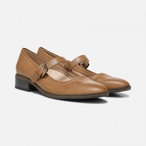 Naturalizer Shoes for Women - SOUL Ramona Mary Jane Flat Brown XC03-5123L2