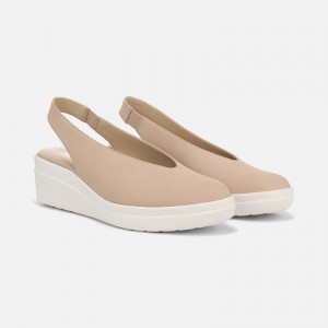 Naturalizer Shoes for Women - Sutton Slingback Wedge Brown SB83-4843H4