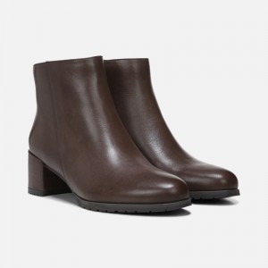 Naturalizer Shoes for Women - Bay Weatherproof Bootie Chocolate YX26-1806X9