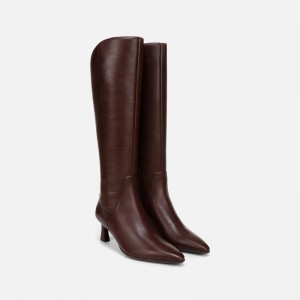 Naturalizer Shoes for Women - Deesha Wide Calf Knee High Boot Chocolate PI06-7396P6