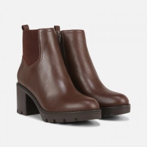 Naturalizer Shoes for Women - Verney Weatherproof Boot Chocolate / Brown YE48-3008L4