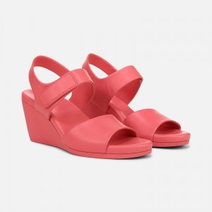 Naturalizer Shoes for Women - Imani Wedge Sandal Coral ZR40-5520I3