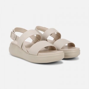 Naturalizer Shoes for Women - Coast Wedge Sandal Cream PJ89-1889T9