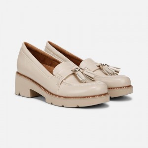 Naturalizer Shoes for Women - Committed Lug Loafer Cream KG50-4430J5
