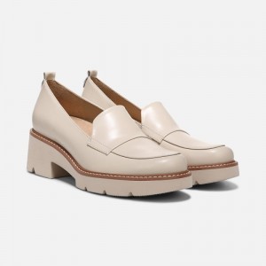 Naturalizer Shoes for Women - Darry Lug Sole Loafer Cream OS10-7030U3