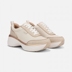 Naturalizer Shoes for Women - SOUL Roquel Lace Up Sneaker Cream TA21-5071V8