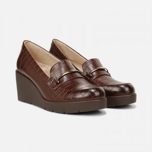 Naturalizer Shoes for Women - SOUL Achieve Wedge Dark Brown SL93-3563B8