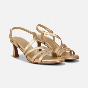 Naturalizer Shoes for Women - Galaxy Dress Sandal Dark Gold JF34-2534B0