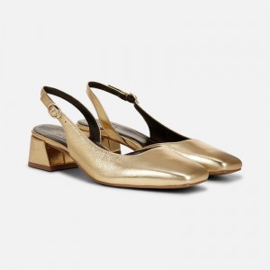 Naturalizer Shoes for Women - Jayla Slingback Pump Dark Gold SA64-3394T8