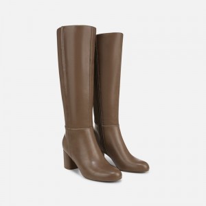 Naturalizer Shoes for Women - Loving Knee High Boot Dark Grey Brown ZK44-7814H8