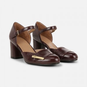 Naturalizer Shoes for Women - Lavish Mary Jane Pump Dark Red SQ28-4038Q7