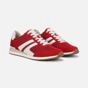 Naturalizer Shoes for Women - Lorena Lace Up Sneaker Deep Red SG47-9167R6