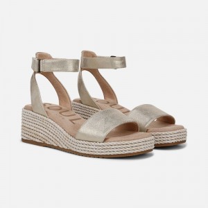 Naturalizer Shoes for Women - SOUL Gloria Espadrille Gold Metallic BO23-5313D8