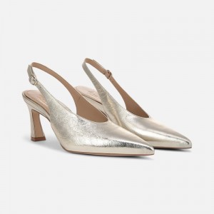 Naturalizer Shoes for Women - 27 EDIT Elaine Slingback Dress Shoe Gold AP31-7571R0