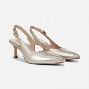 Naturalizer Shoes for Women - 27 EDIT Felicia 4 Slingback Dress Shoe Gold TQ79-3759C2