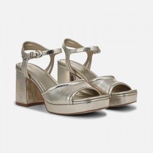 Naturalizer Shoes for Women - 27 EDIT Paloma Platform Sandal Gold FI69-5609R1