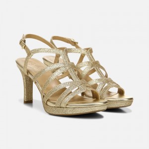 Naturalizer Shoes for Women - Baylor Dress Sandal Gold ZM58-1838B4