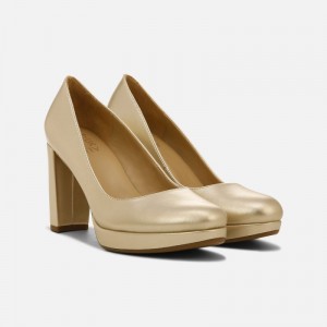 Naturalizer Shoes for Women - Berlin Pump Gold OA11-2871L3