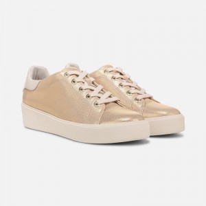 Naturalizer Shoes for Women - Morrison 2.0 Lace Up Sneaker Gold GZ09-5369M7