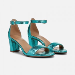 Naturalizer Shoes for Women - Limited Edition Vera Dress Sandal Green Metallic / Snake BC76-1456F9