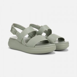 Naturalizer Shoes for Women - Coast Wedge Sandal Green AO74-8924S7