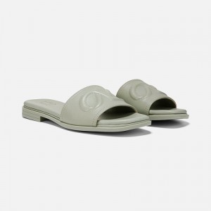 Naturalizer Shoes for Women - Genevieve Slide Sandal Green SU86-7956O0