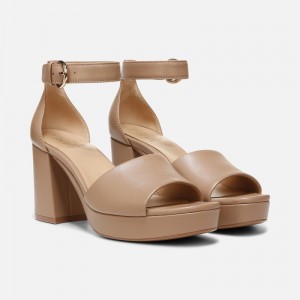 Naturalizer Shoes for Women - Pearlyn Dress Sandal Grey Brown NI34-5414N3