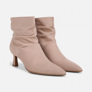 Naturalizer Shoes for Women - Tribute Ankle Bootie Grey Brown MA84-6754F6