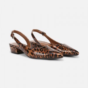 Naturalizer Shoes for Women - Banks Pointed Toe Flat Leopard FY00-6110E0