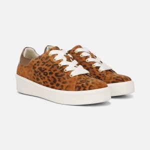 Naturalizer Shoes for Women - Morrison 2.0 Lace Up Sneaker Leopard EN69-4569X3