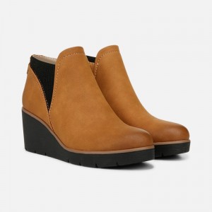 Naturalizer Shoes for Women - SOUL Affirm Weather Resistant Ankle Booties Light Brown BL58-7178D7