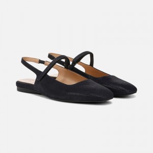 Naturalizer Shoes for Women - Connie Mary Jane Slingback Flat Navy RZ71-1801Z4
