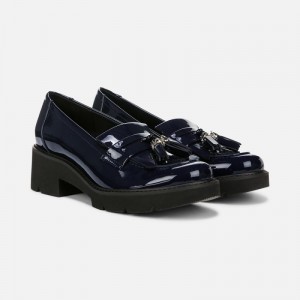 Naturalizer Shoes for Women - Desmond Lug Loafer Navy WS06-8986R5