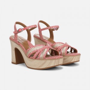 Naturalizer Shoes for Women - Katalina Platform Sandal Pink XU66-4086U4