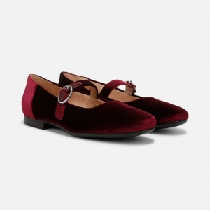 Naturalizer Shoes for Women - Kelly Mary Jane Flat Red LN10-2810M7